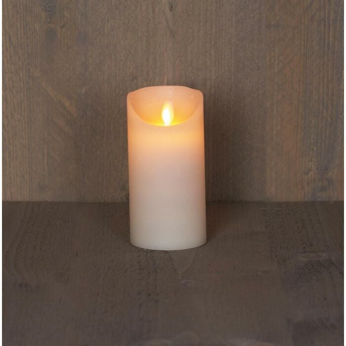 LED-kaars rustiek ivoor wax 15 cm LED-kaars rustiek ivoor wax 15 cm