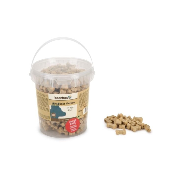 Hondensnack mini bones chicken 500g - Beeztees Hondensnack mini bones chicken 500g - Beeztees