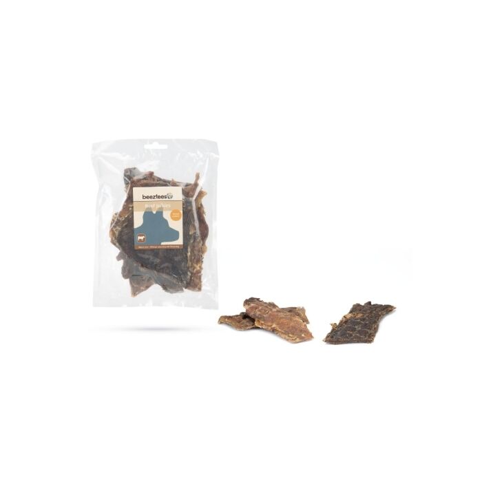 Hondensnack beef jerkies 200 g - Beeztees Hondensnack beef jerkies 200 g - Beeztees