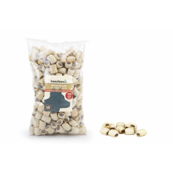 Hondensnack mergkoekjes rund 1400g - Beeztees