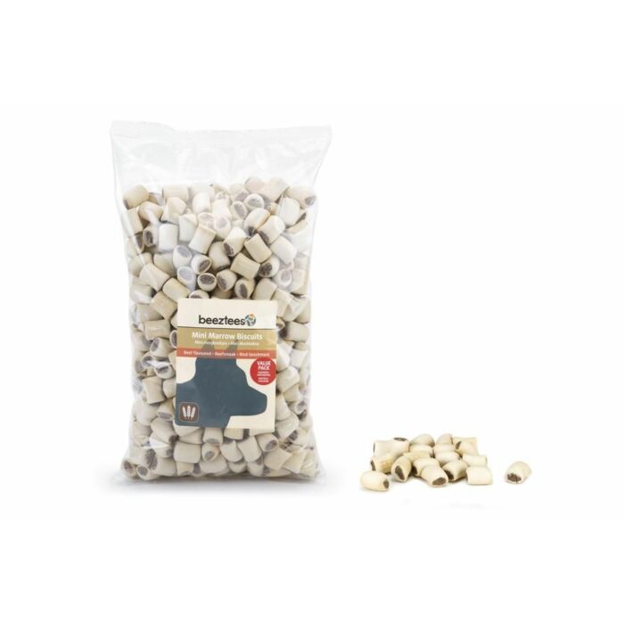 Hondensnack mini mergkoekje rund 1400g - Beeztees Hondensnack mini mergkoekje rund 1400g - Beeztees