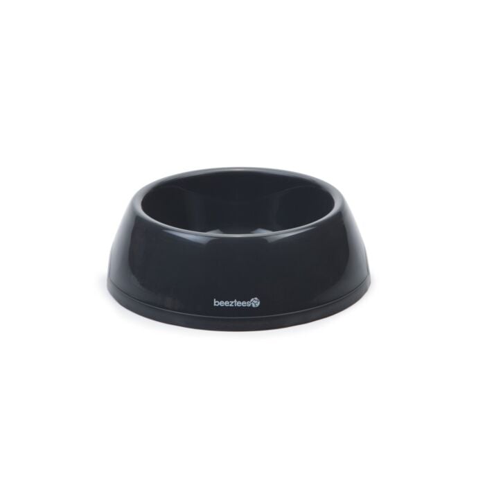 Eetbak plastic hond antraciet 1.25l - Beeztees