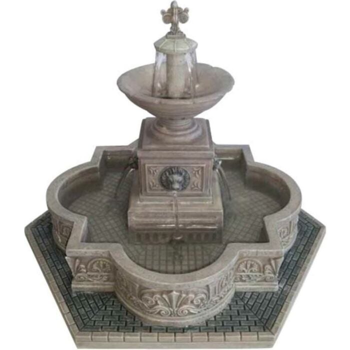 Lemax Modular Plaza-Fountain, met 4.5V Adapter