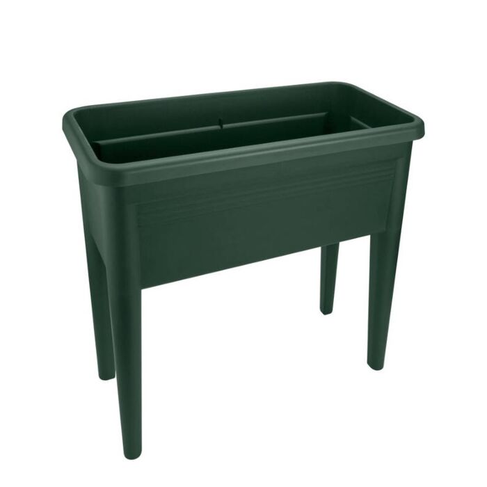 Elho Green Basics Kweektafel Plantenbak Blad Groen L 36.5 x W 75.5 x H 65.1 cm