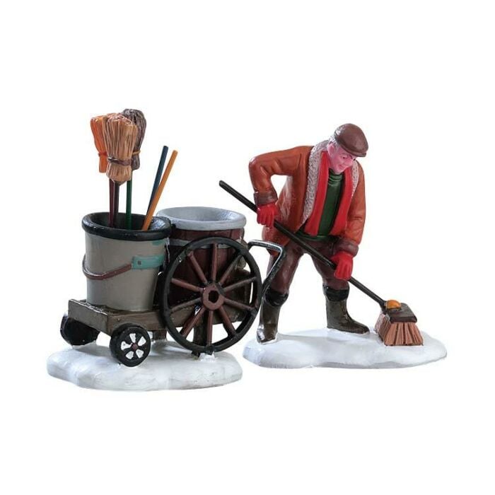 Lemax Street Sweeper, set van 2