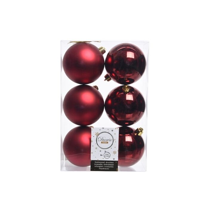 Shatterproof Plain Baubles Sh-Matt