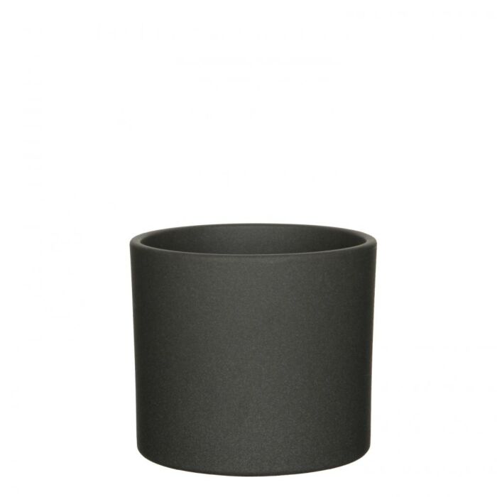 Pot era d19.5h17.5cm d.grijs mat - Mica Pot era d19.5h17.5cm d.grijs mat - Mica