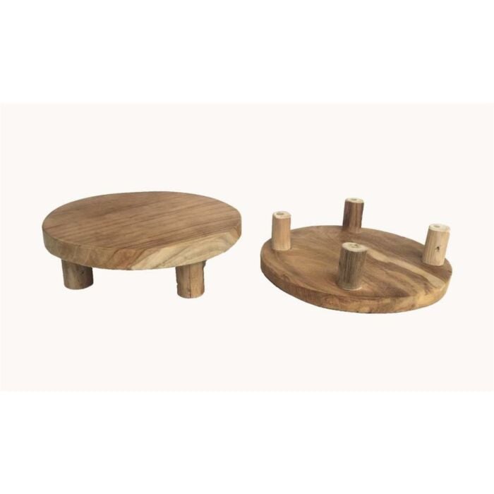 Plateau teak naturel Ø 30 cm Plateau teak naturel Ø 30 cm