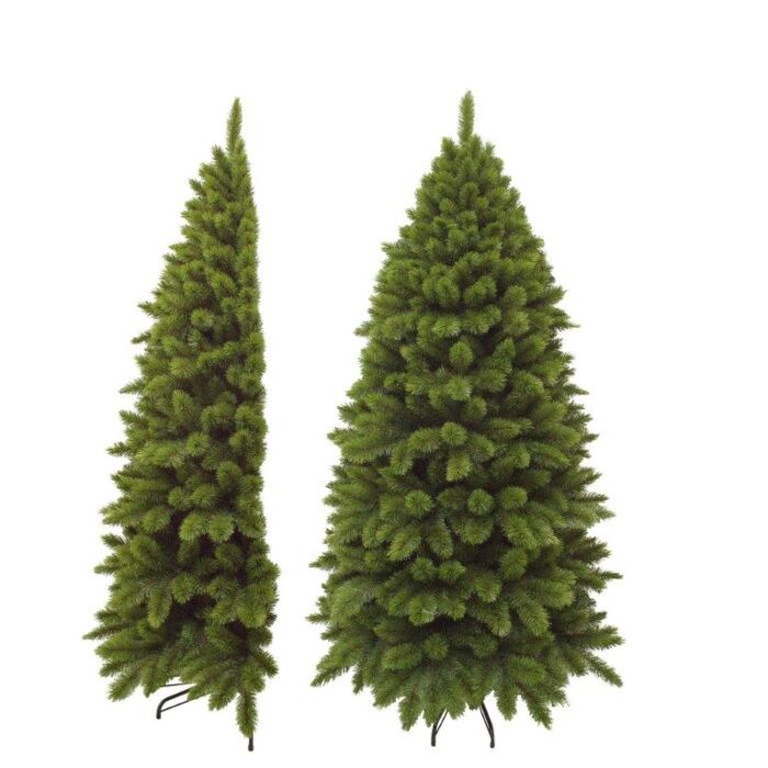 Kerstboom Camden half wall groen 215 cm - Triumph Tree