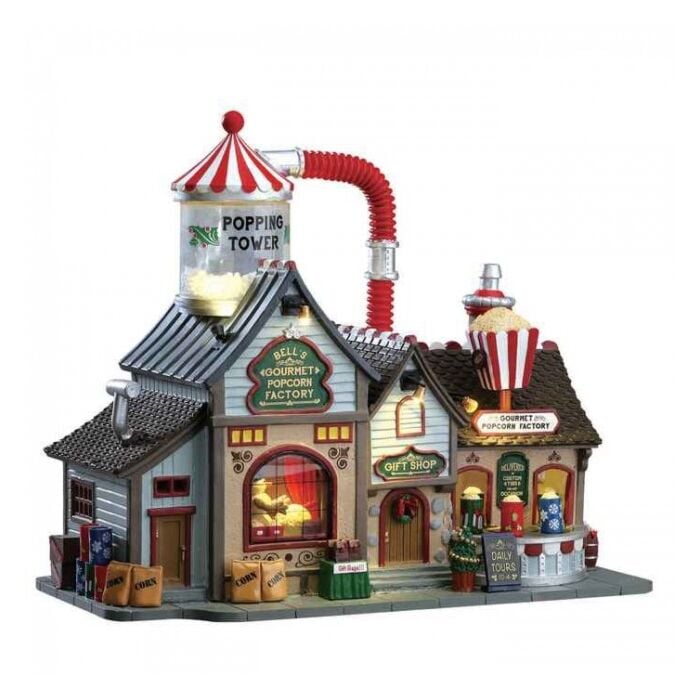Lemax Bell's Gourmet Popcorn Factory