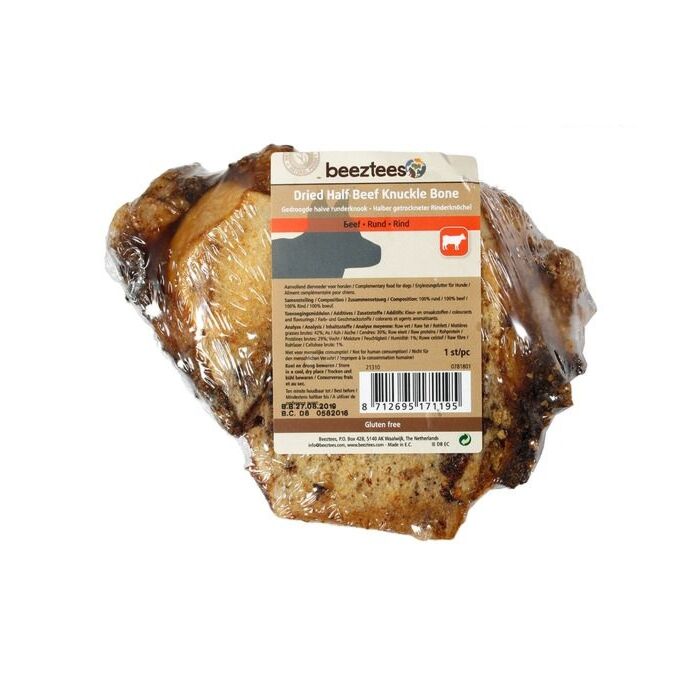 Hondensnack gedroogde halve runderknook - Beeztees