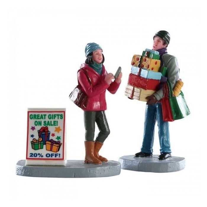 Lemax Shopping Teamwork