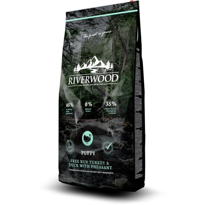 Riverwood Drg Puppy Turk/Duck/Phea 2Kg