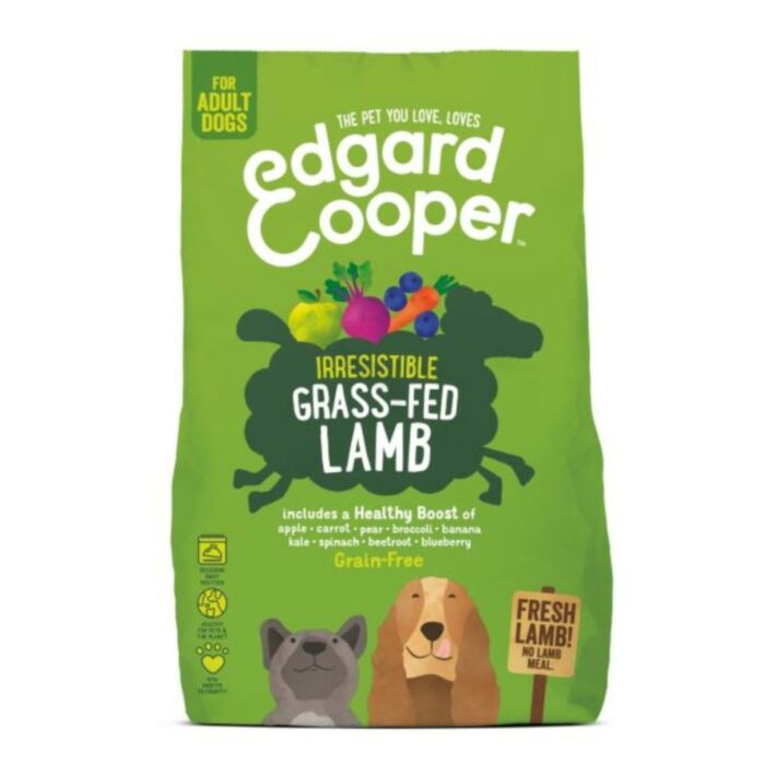 Irresistible Grass-Fed Lamb Adult Lam &amp; Appel &amp; Wortel - Hondenvoer - 700 gram - Edgard &amp; Cooper