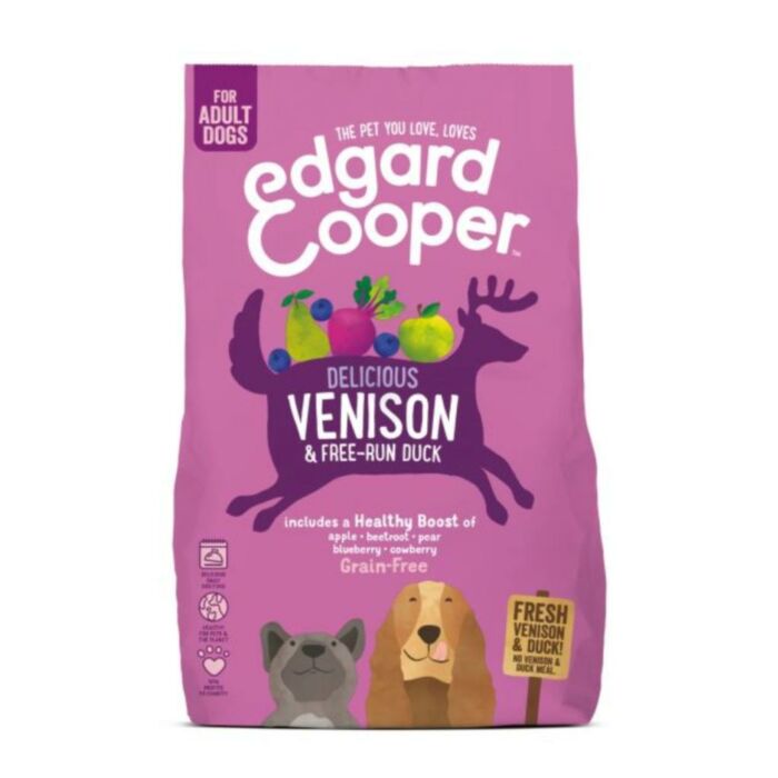 Delicious Venison Adult Hert&Eend&Appel - Edgard & Cooper Delicious Venison Adult Hert&Eend&Appel - Edgard & Cooper