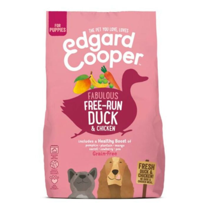 Free-Run Duck Puppy Eend & Kip & Banaan - Edgard & Cooper Free-Run Duck Puppy Eend & Kip & Banaan - Edgard & Cooper