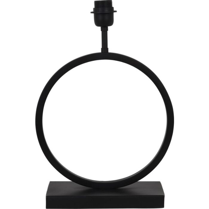 Lampvoet mat  zwart Ø 30 x 42 cm - Light & Living