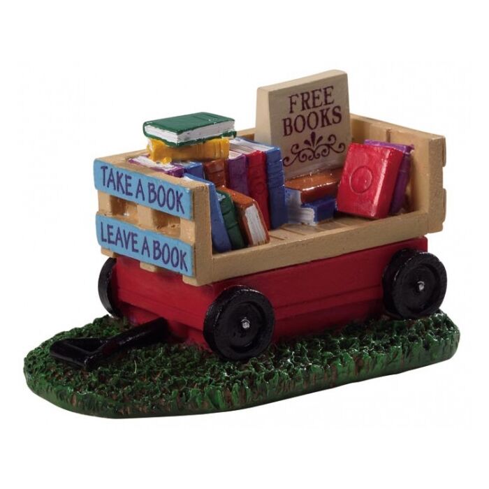 Lemax Book Wagon