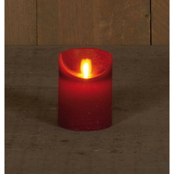 LED-kaars bordeaux wax 10 cm LED-kaars bordeaux wax 10 cm