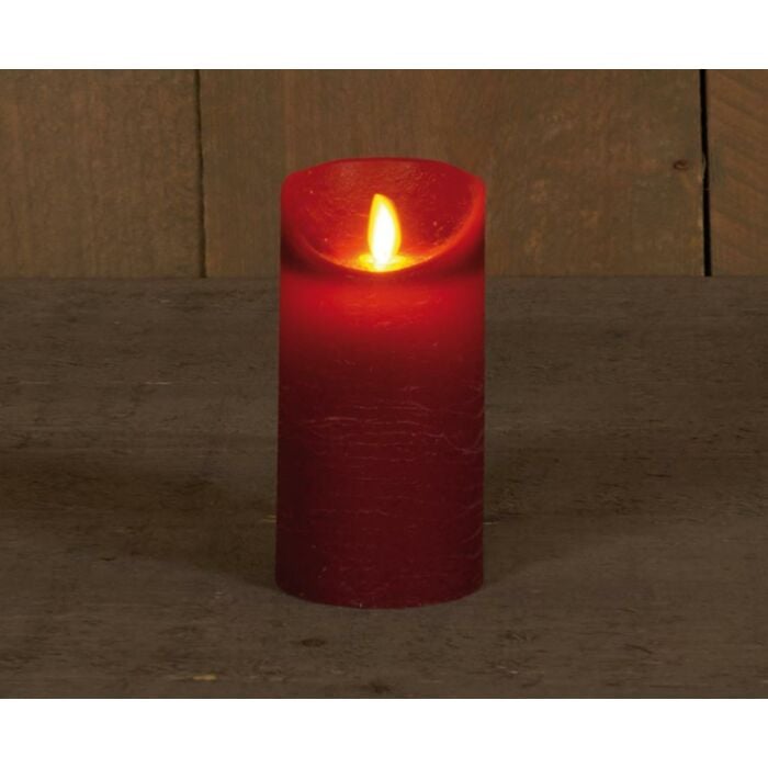 LED-kaars bordeaux wax 15 cm LED-kaars bordeaux wax 15 cm