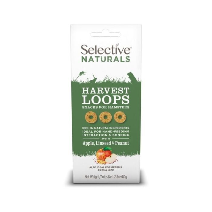 Natural loops harvest hamster 80g