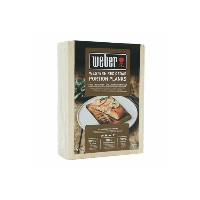 Weber Cederhouten rookplanken 4 pcs