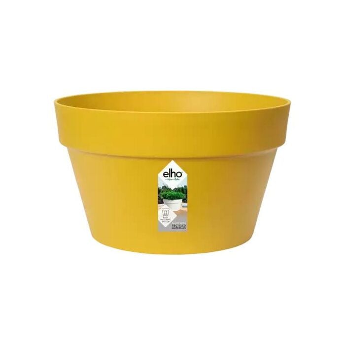 Bloempot Loft Urban Schaal geel Ø 35 cm - Elho
