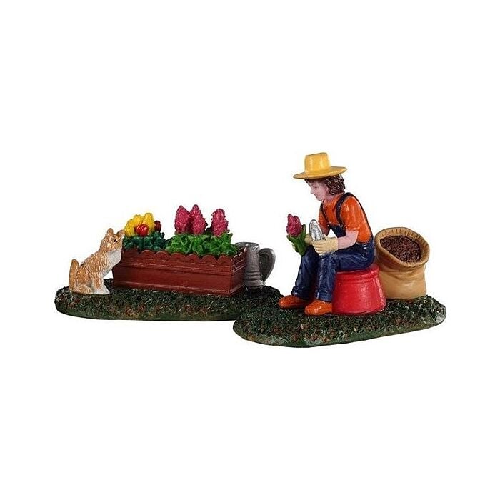 Lemax Garden Grooming, set van 2