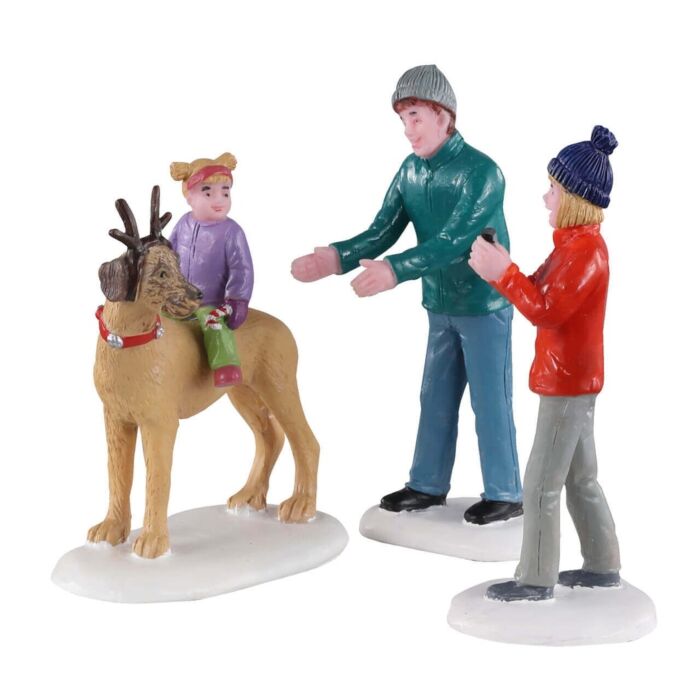 Lemax Rover Plays Rudolph, set van 3