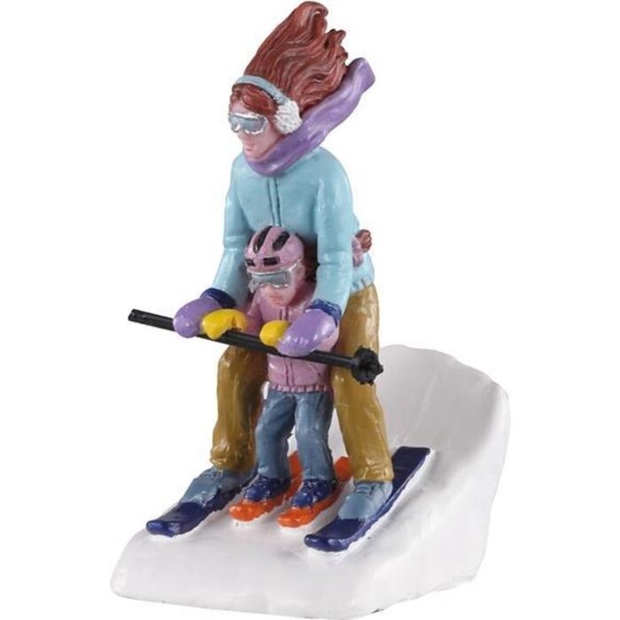 Lemax Mommy & Me Ski