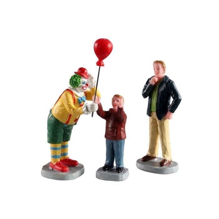 Lemax Friendly Clown, set van 3