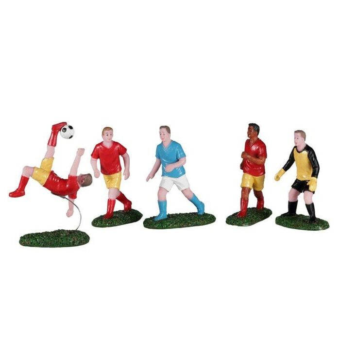 Lemax Playing Soccer, set van 5