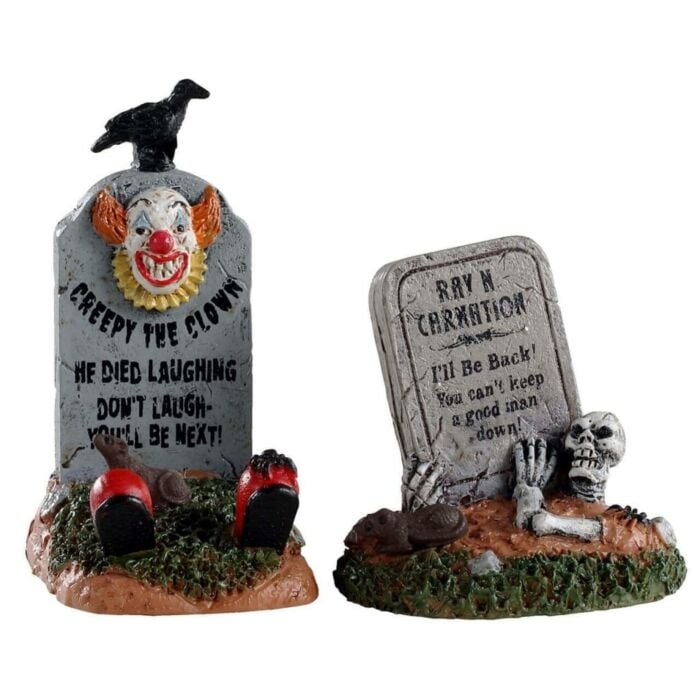 Lemax Crazy Headstones, set van 2
