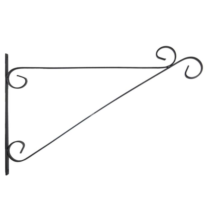 Haak hanging basket met krul XL