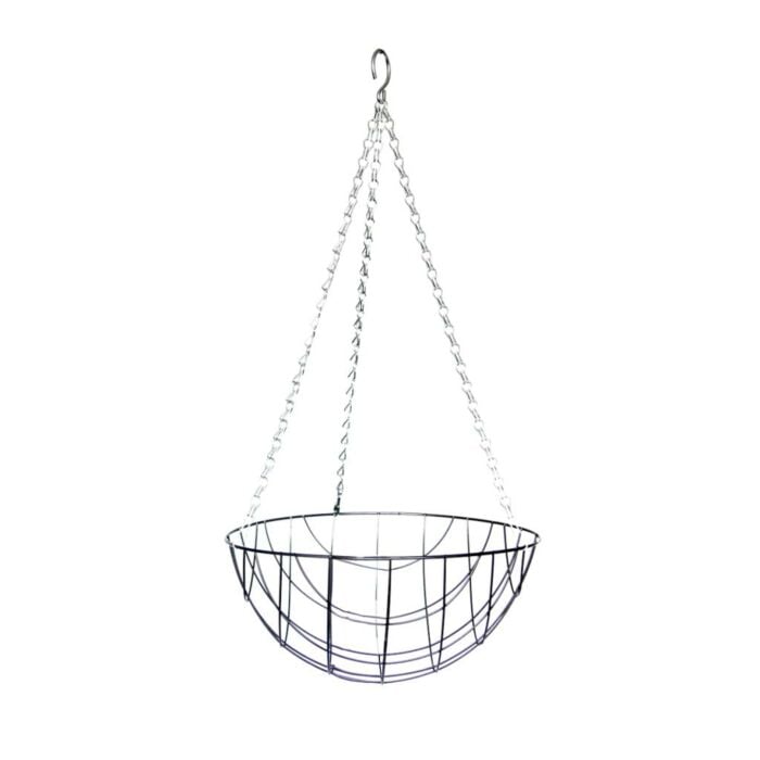 Hanging basket metaal zwart M Hanging basket metaal zwart M