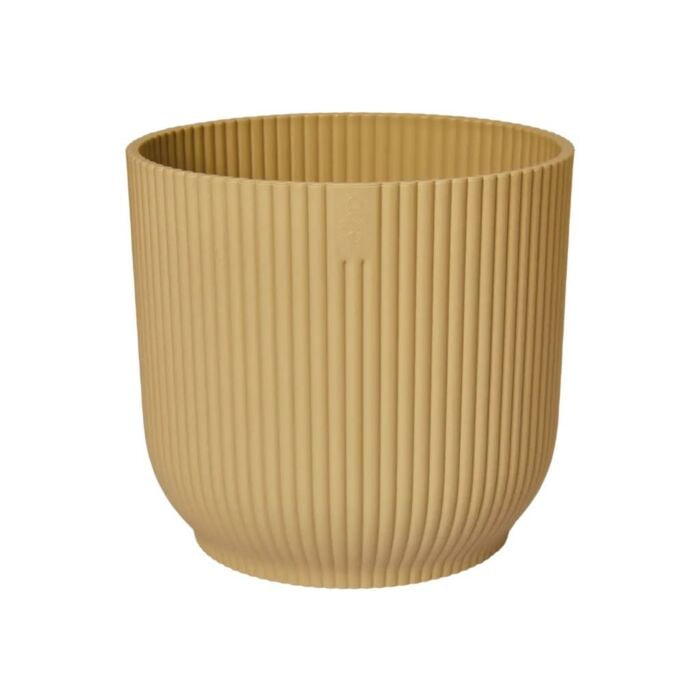 Bloempot Vibes Fold rond geel Ø 18 cm - Elho Bloempot Vibes Fold rond geel Ø 18 cm - Elho