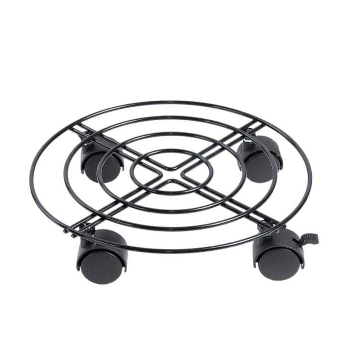 Plant trolley metaal rond outdoor 28 cm