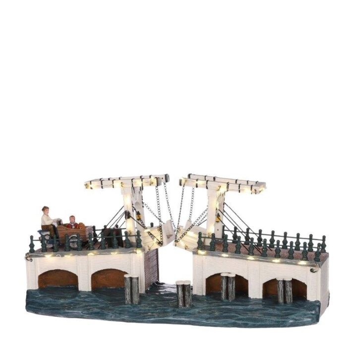 Amsterdam bridge battery operated - l30xw11xh13,5cm