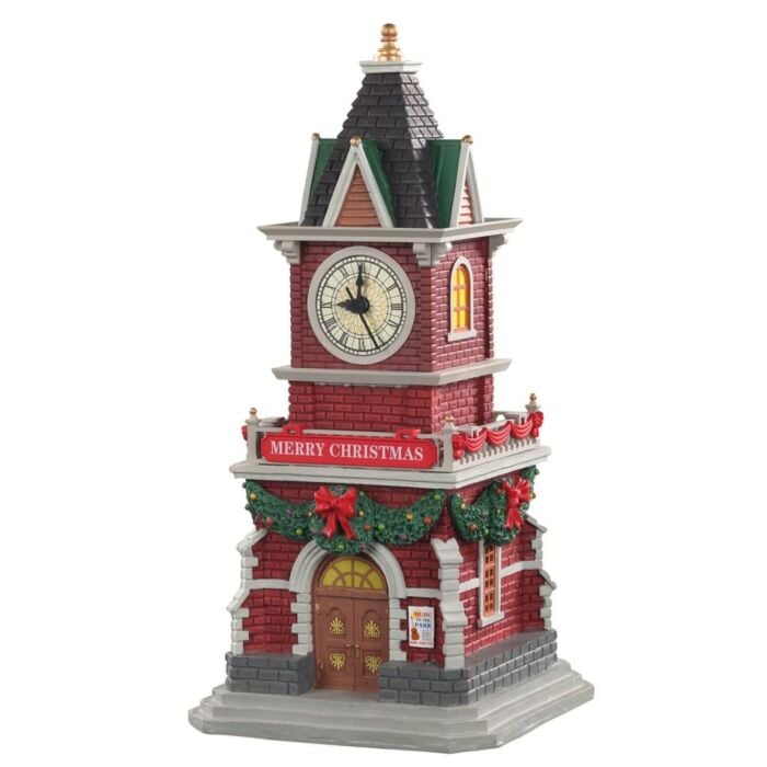 Lemax Tannenbaum Clock Tower, B/O (1.5V)