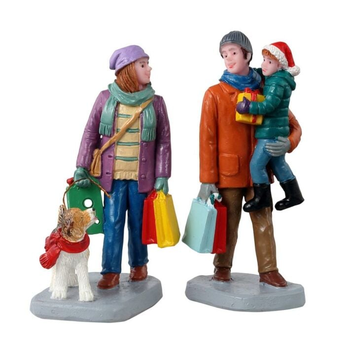Lemax Holiday Shoppers, set van 2
