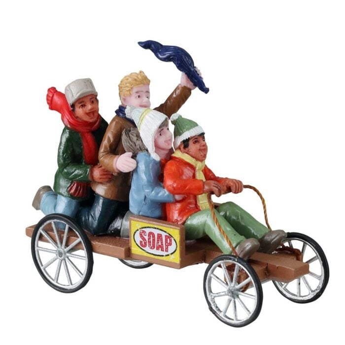 Lemax Go-Cart Racers