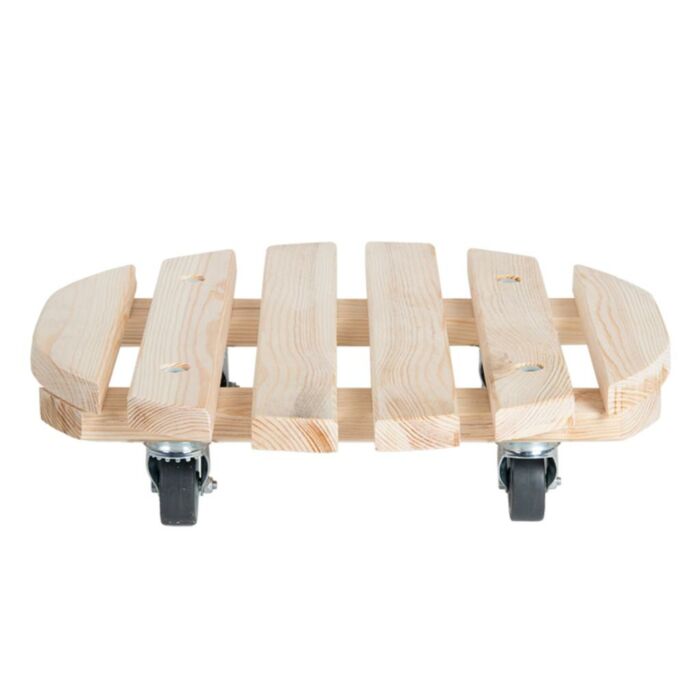 Trolley hout  rond 38,5 cm