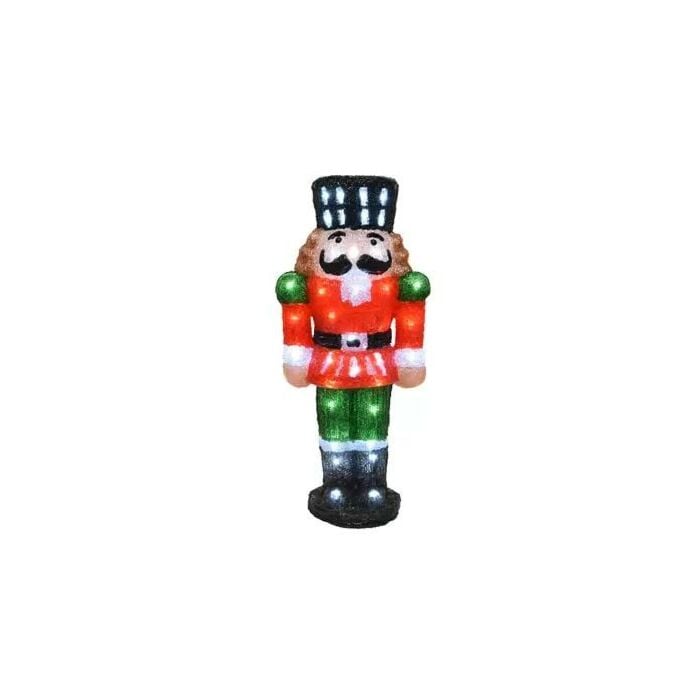 LED nutcracker acryl steady outdoor - Lumineo