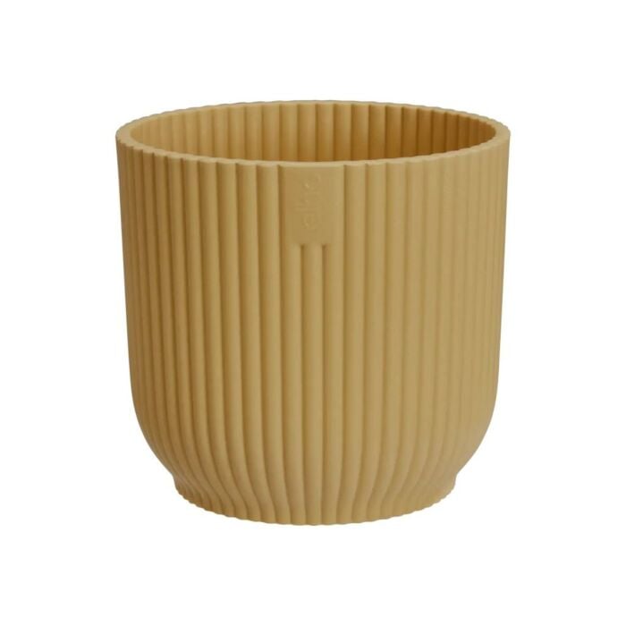 Bloempot Vibes Fold rond mini geel Ø 7 cm - Elho Bloempot Vibes Fold rond mini geel Ø 7 cm - Elho