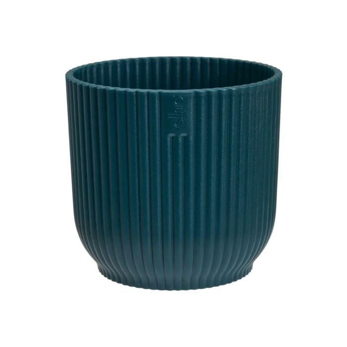 Bloempot Vibes Fold rond mini blauw Ø 9 cm - Elho Bloempot Vibes Fold rond mini blauw Ø 9 cm - Elho