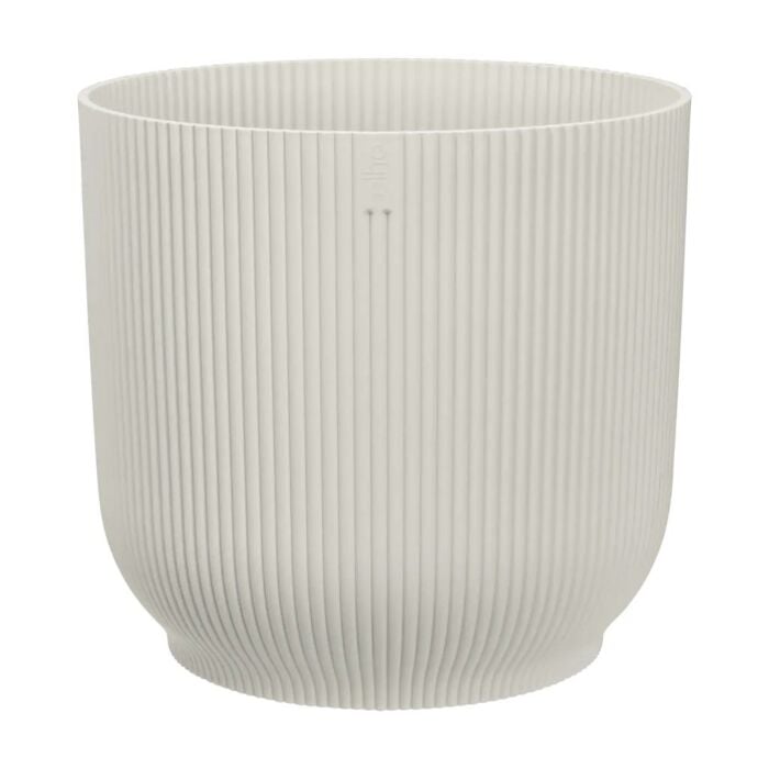 Bloempot Vibes Fold rond wielen wit Ø 35 cm - Elho