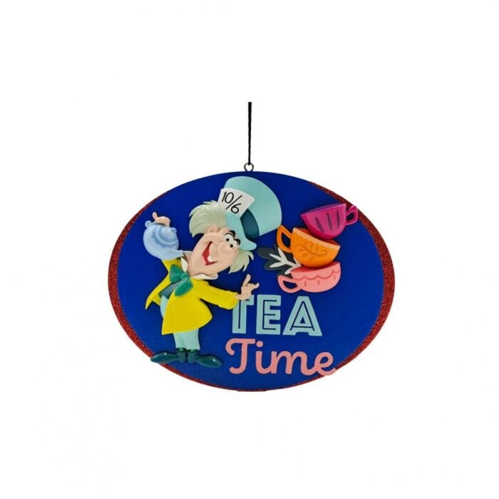 Mad Hatter 2D Resin Ornament - Kurt Adler Mad Hatter 2D Resin Ornament - Kurt Adler