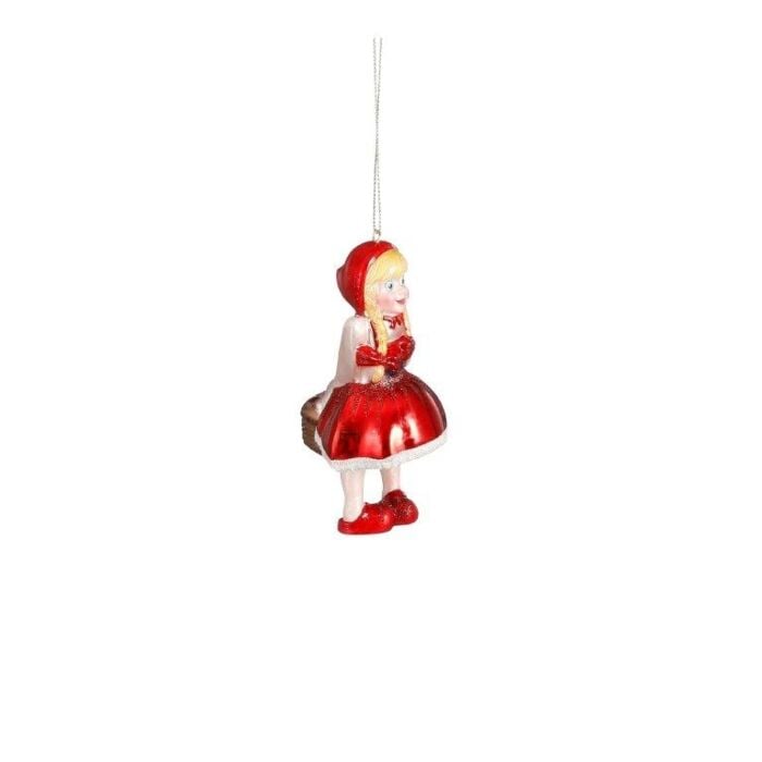 Efteling ornament Roodkapje glas 13 cm