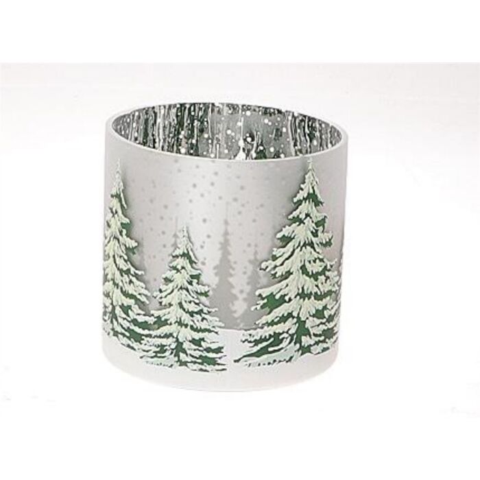 Theelicht Snow Print 8 cm - HBX Natural Living Theelicht Snow Print 8 cm - HBX Natural Living