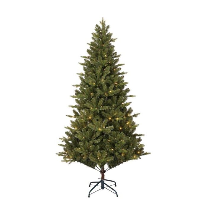 Kerstboom Elkins met LED groen230 cm - Black Box
